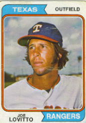 1974 Topps Baseball Cards      639     Joe Lovitto